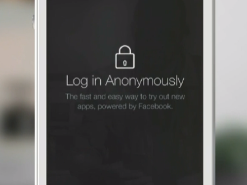 Privacidade no Facebook melhorada com “Login Anónimo”