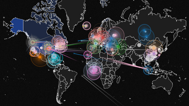 Sente-se e observe ataques de Hackers em tempo real por todo o mundo