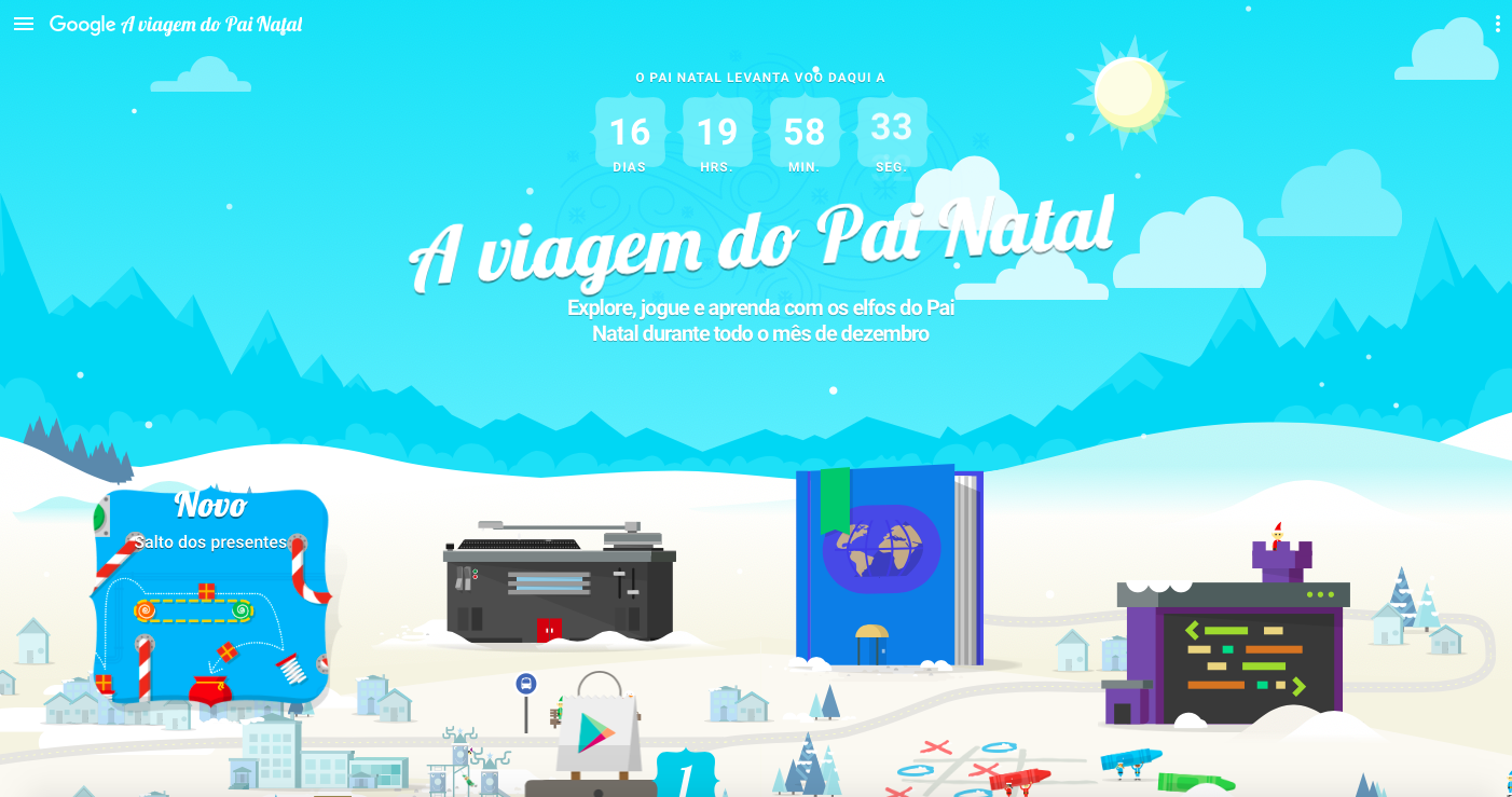 Jogos para passar o tempo até ao Natal? A Google lembrou-se de si!