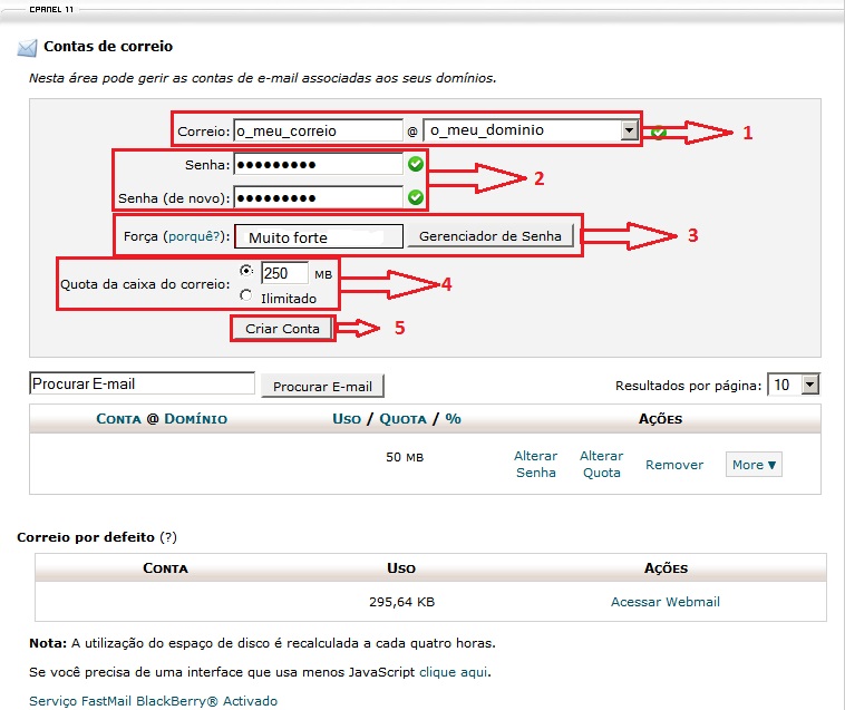 criar conta de e-mail criar conta de e-mail